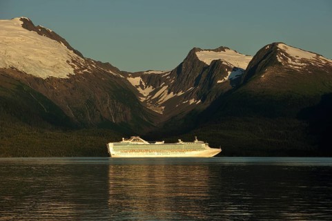 Cruise ship in Prince William Sound