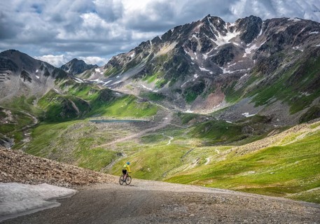Mountain biker