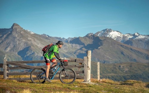 Mountain biker