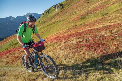 Mountain biker