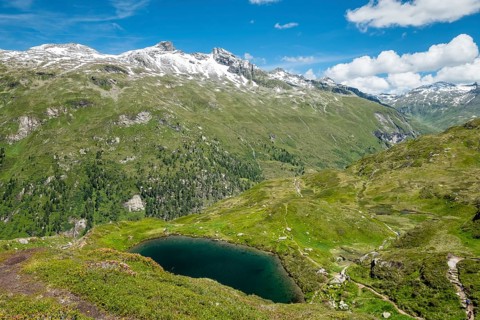 Mountain landscape near the glacier Schlatenkees