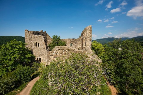 The ruins of Baden Castle
