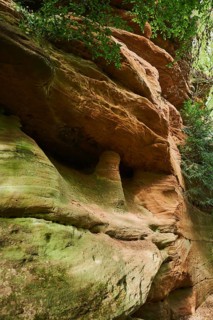 Washed out rocks in the Schwarzachklamm gorge