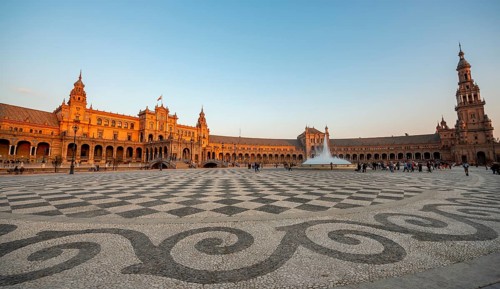 Artistically paved floor