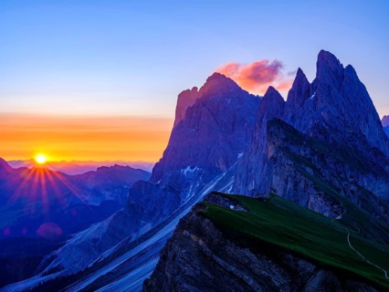Fermida towers at sunrise