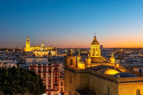View from Metropol Parasol over the city