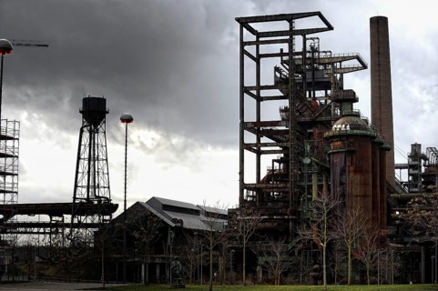 Former blast furnace plant