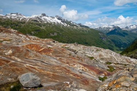 Mountain landscape near the glacier Schlatenkees