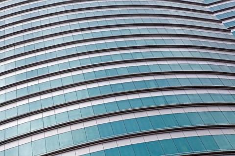 Glass facade