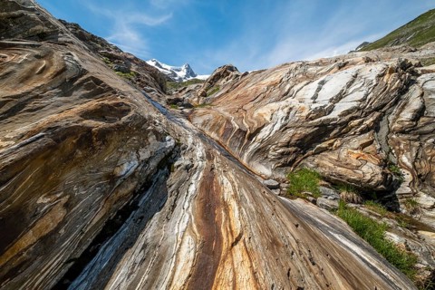 Glacial fluting of Schlatenkees