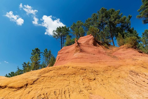 Ochre rocks of Roussillon