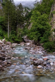 Running water in the Garnitzenklamm