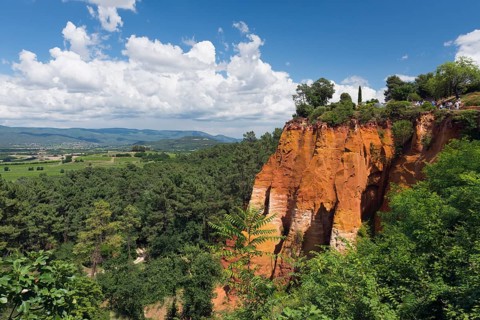 Ochre rocks of Roussillon