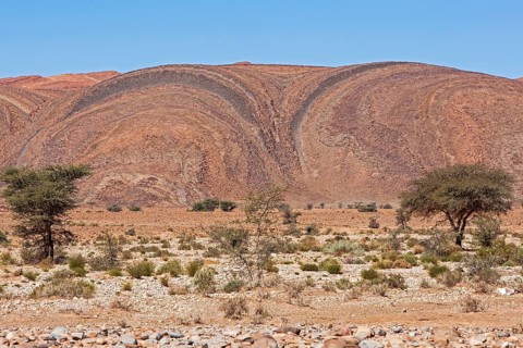 Rock formation in the Anti-Atlas