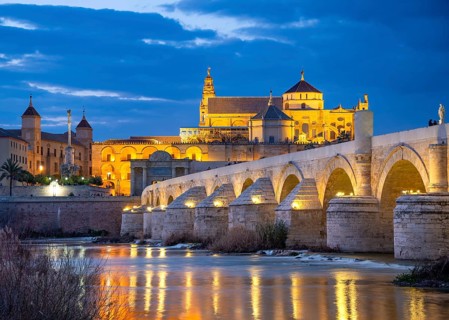 Illuminated Puente Romano