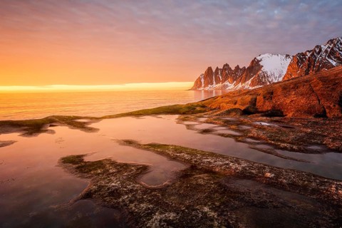 Rocky beach of Tungeneset