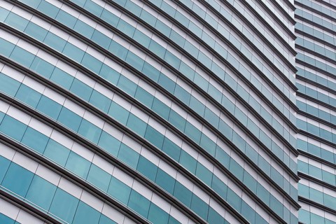 Glass facade