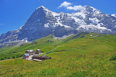 Kleine Scheidegg off the Eiger and Moench
