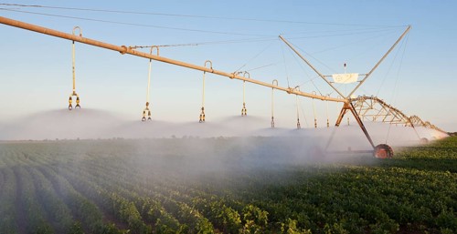 Irrigation of soybean crops at Luis Eduardo Magalhaes
