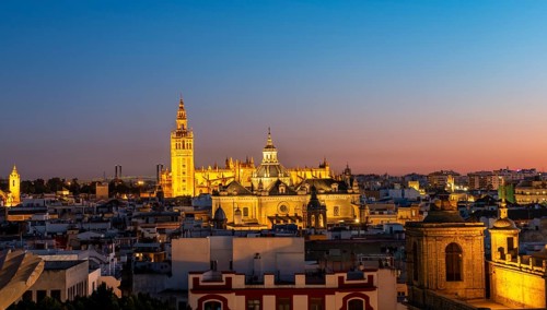 View from Metropol Parasol over the city