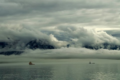 Fog in Prince William Sound