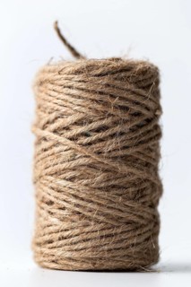 Rope roll with white background