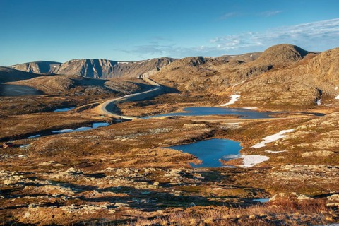 Road to North Cape by car