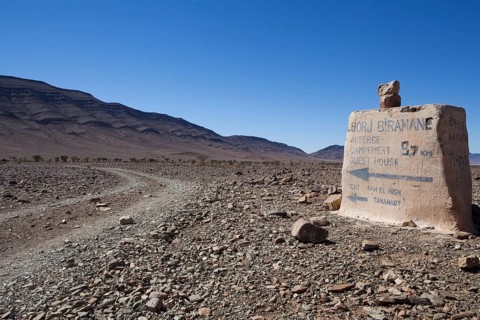 Milestone in the Anti-Atlas