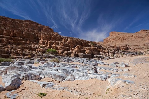 Rock formations in the Middle Atlas