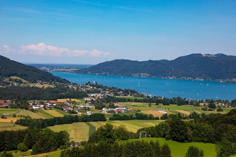 View from Kronberg to Attersee am Attersee