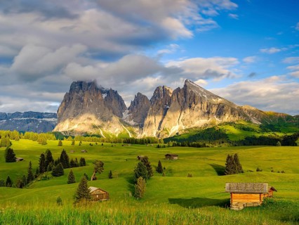 Alpe di Siusi mountain pasture