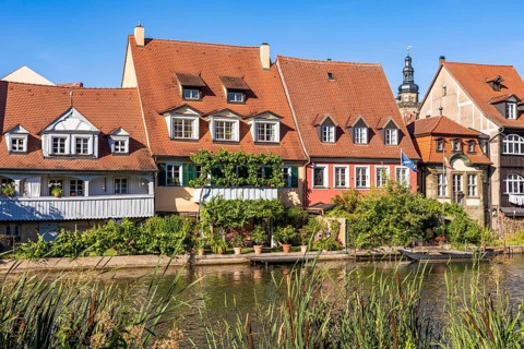 Little Venice on the river Regnitz