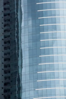 Glass facade