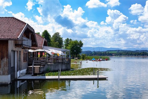 Lido with restaurant
