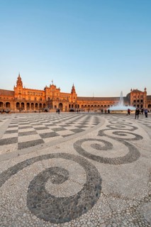 Artistically paved floor