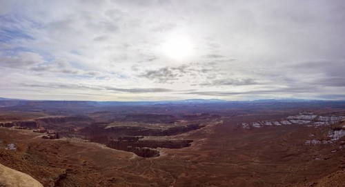 View of erosion landscape from Grand View Point Overlook