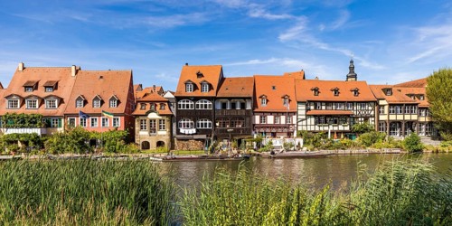 Little Venice on the river Regnitz