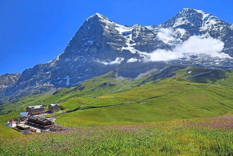 Kleine Scheidegg off the Eiger and Moench
