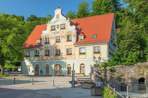 City hall with rococo facade