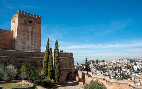 Tower of the Alcazaba Fortress