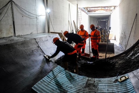 New construction of Berne sewer