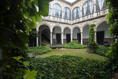 Courtyard of La Rambla Palace in Baeza