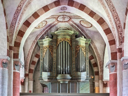 Baroque organ by Peter Heinrich Vahrnholt