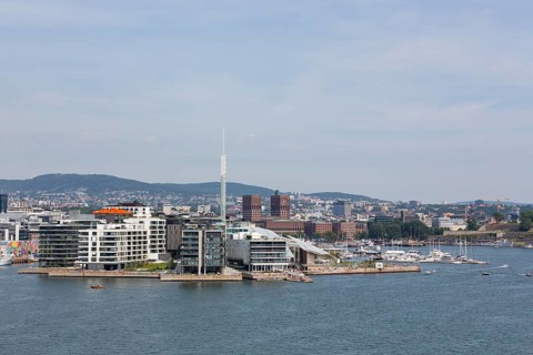 City panorama Oslo