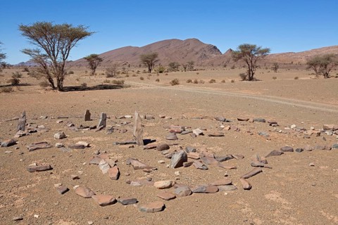 Berber cemetery in the Anti-Atlas