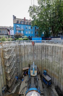 New construction of the Berne sewer