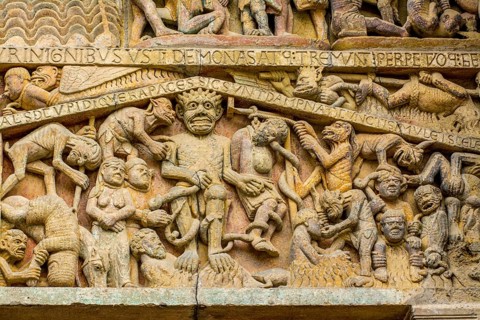 Tympanum of Sainte Foy Abbey