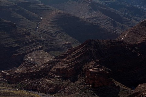 Paleozoic rock formations in the Anti-Atlas