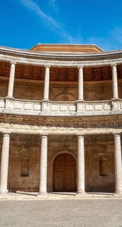 Patio with columns