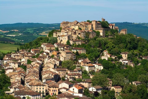 View of Cordes sur Ciel
